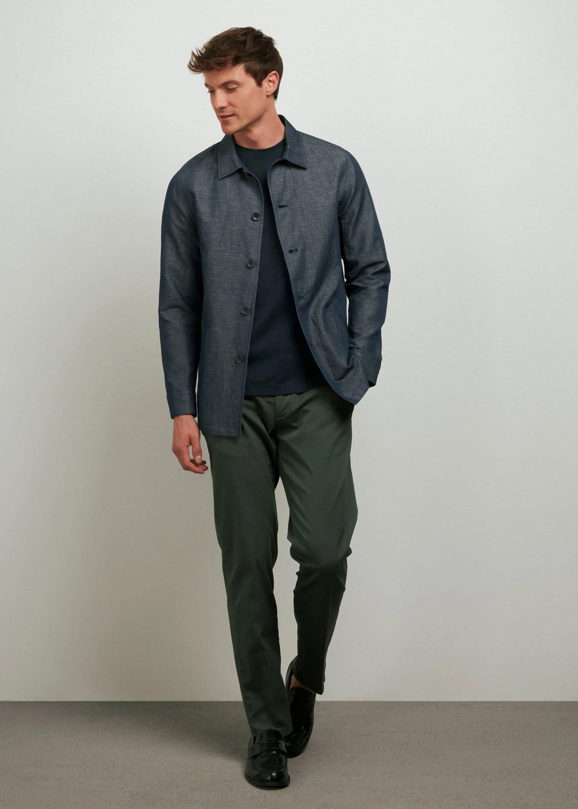 Linum Linen Shirt Jacket