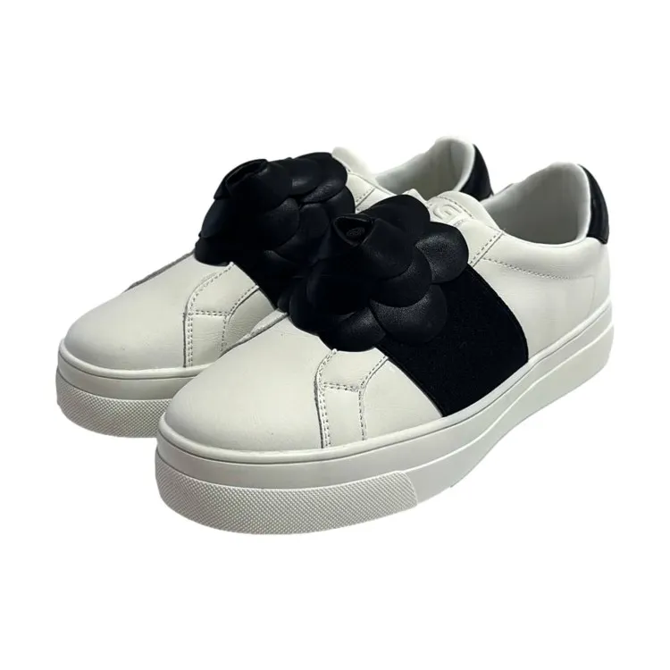 Womens' White Slip-On Sneakers by Gold & Gold