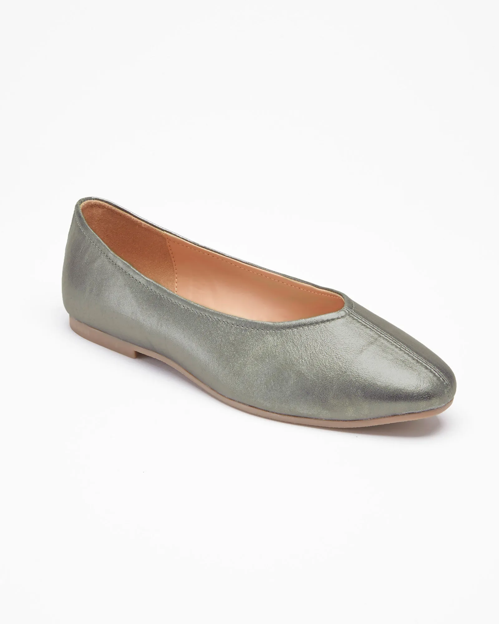 Grace Leather Slip-On Shoes