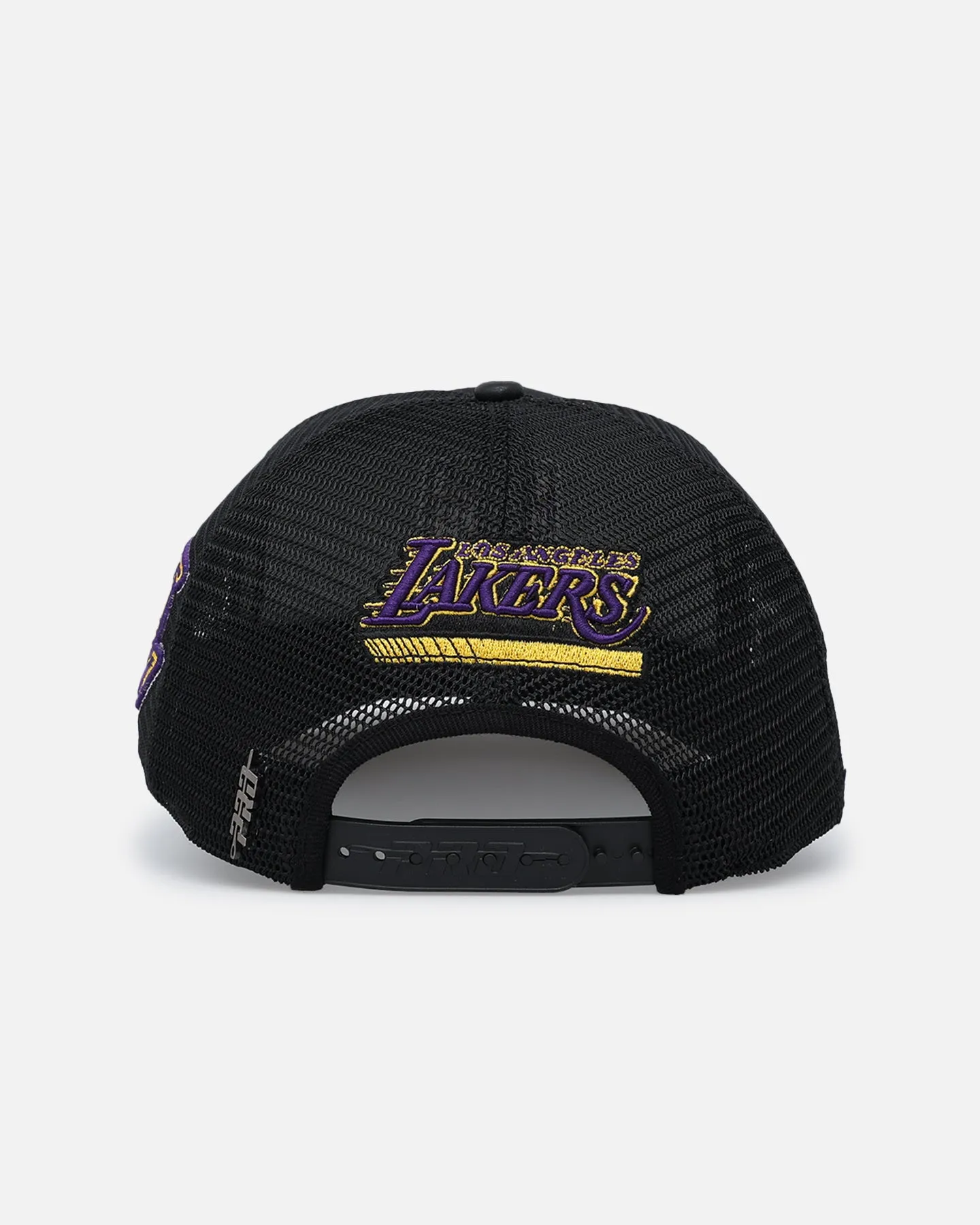 Pro Standard Black LA Lakers Fast Lane Trucker Snapback