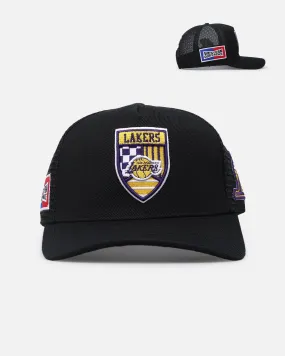 Pro Standard Black LA Lakers Fast Lane Trucker Snapback