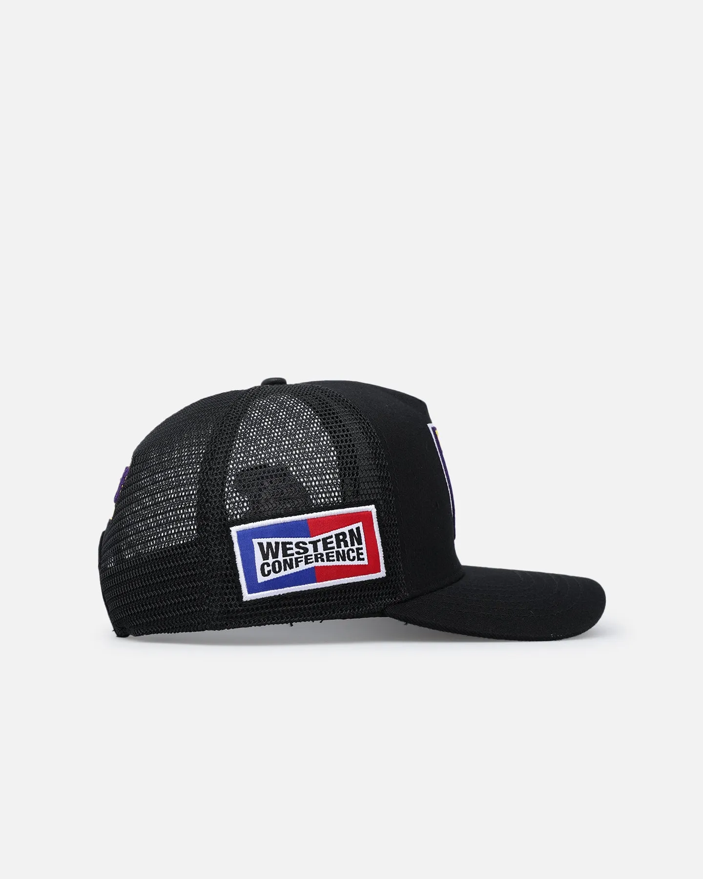 Pro Standard Black LA Lakers Fast Lane Trucker Snapback