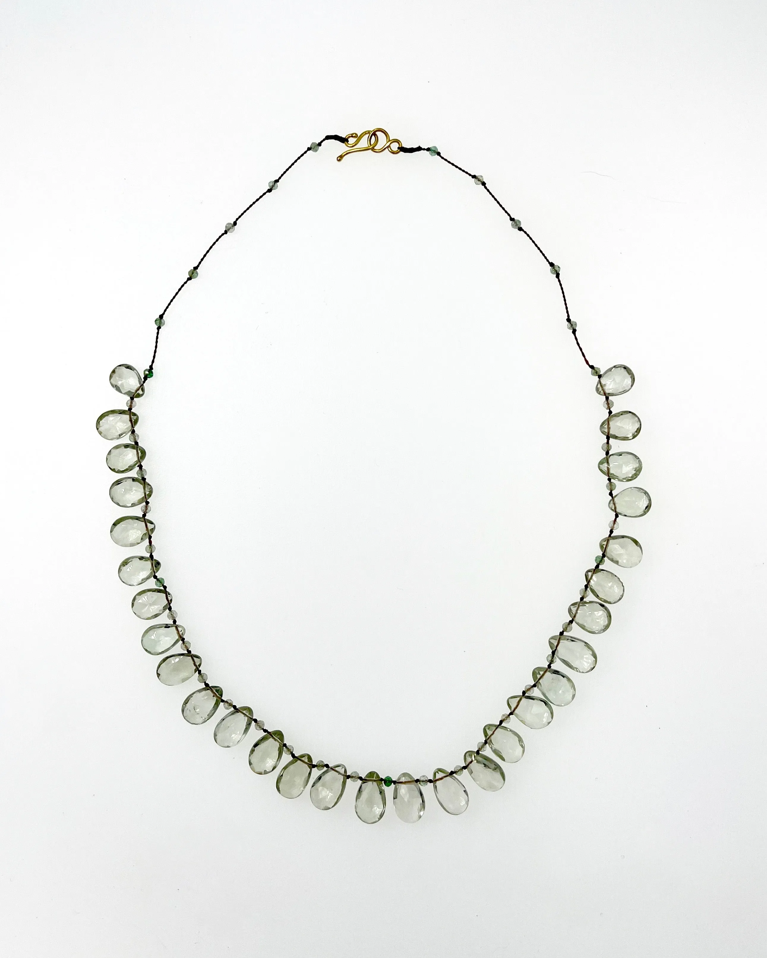 Green Amethyst Necklaces by Lena Skadegard