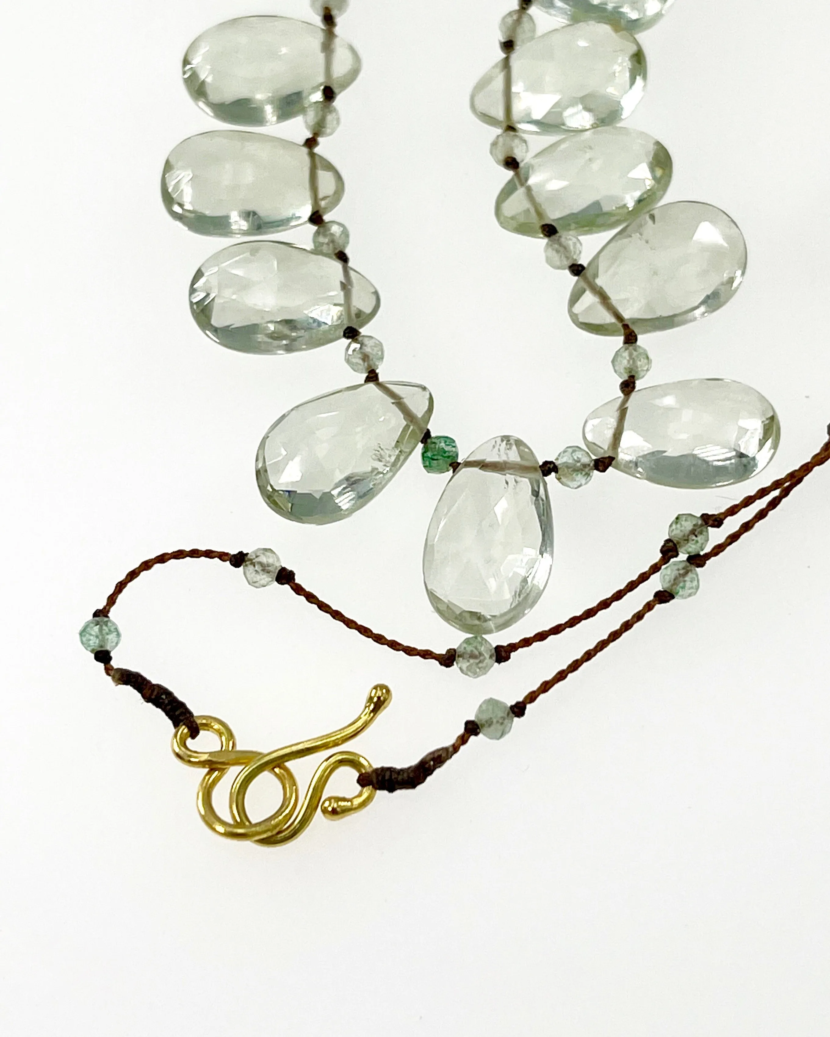 Green Amethyst Necklaces by Lena Skadegard