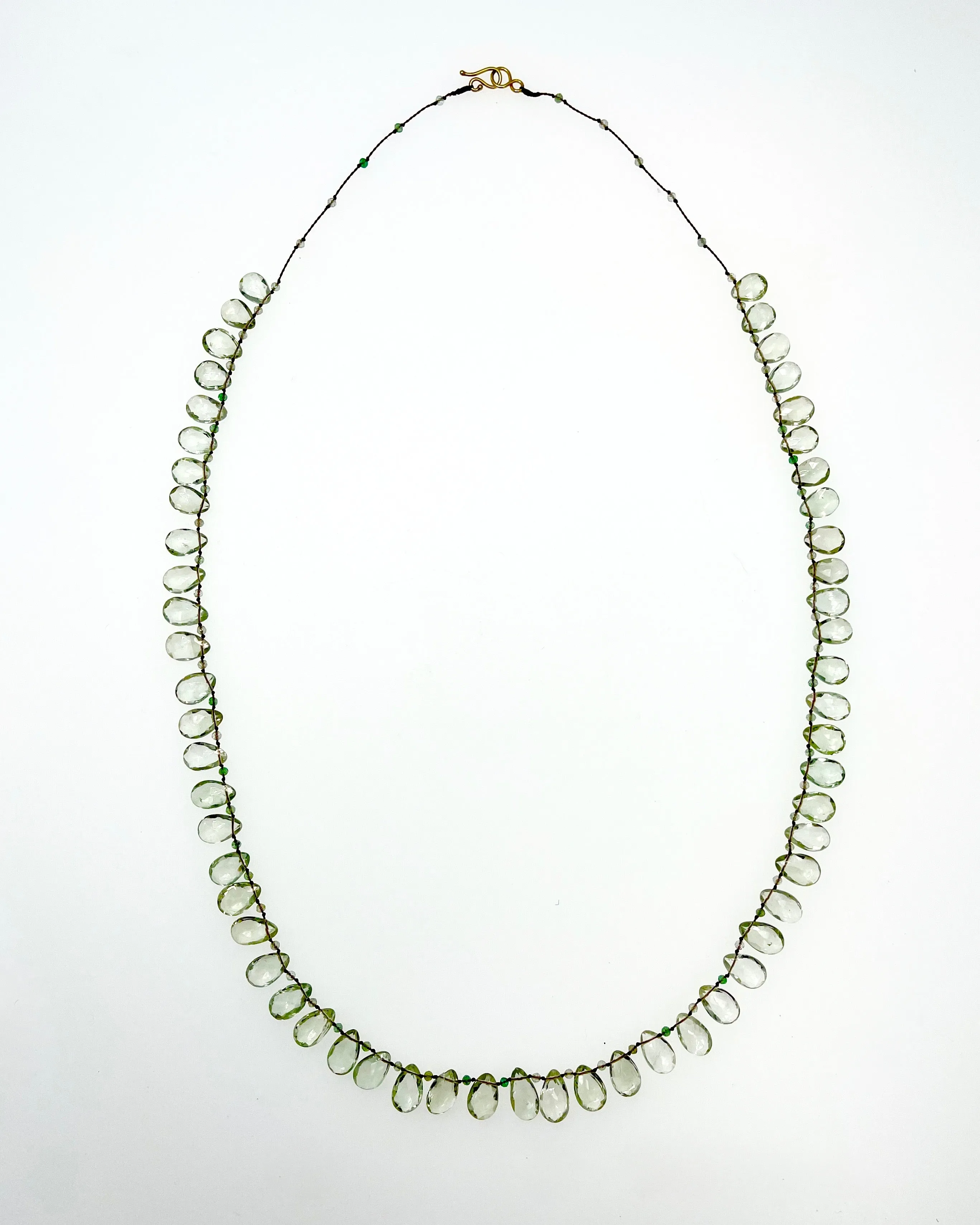 Green Amethyst Necklaces by Lena Skadegard