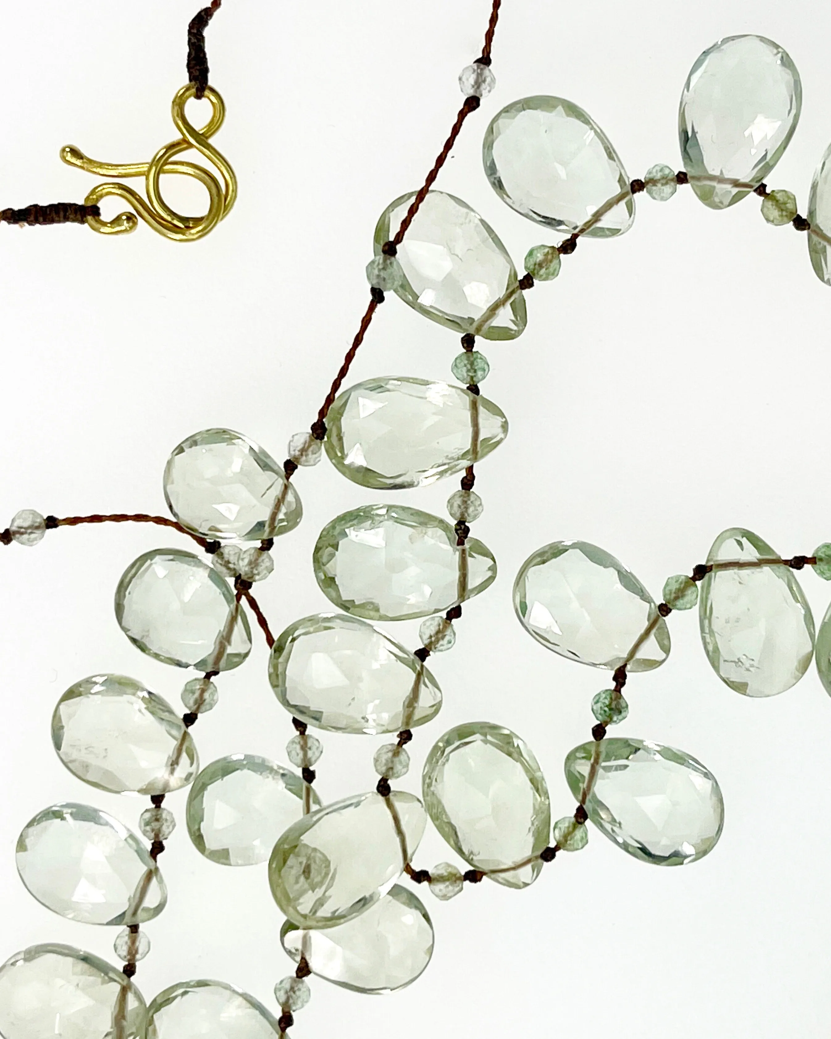 Green Amethyst Necklaces by Lena Skadegard