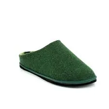 LOWENWEISS Men's Green Forest Wool Felt Slippers 6800BC 477 89