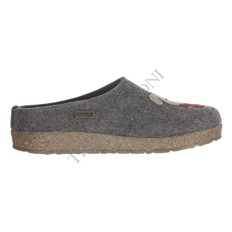 HAFLINGER Papai Anthracite Slippers