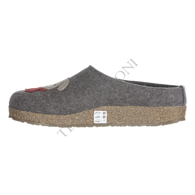 HAFLINGER Papai Anthracite Slippers