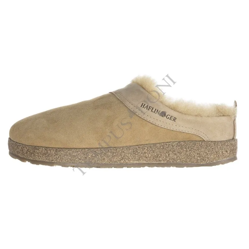 HAFLINGER Snowbird Beige Melange Slippers