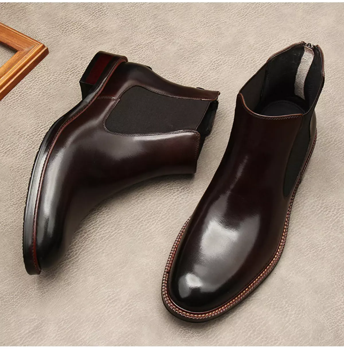 Handmade Premium Cow Leather Men's Dress Boots