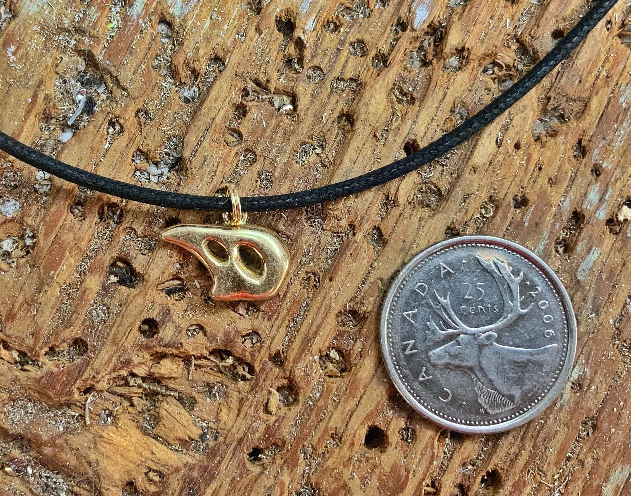 Solid 18kt Pendant - Polar Fetish Design