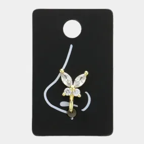 iLLASPARKZ Stone Butterfly Nose Clip