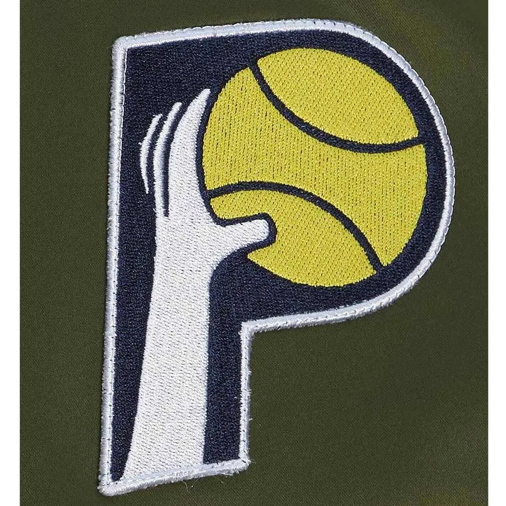 Indiana Pacers Green Satin Jacket