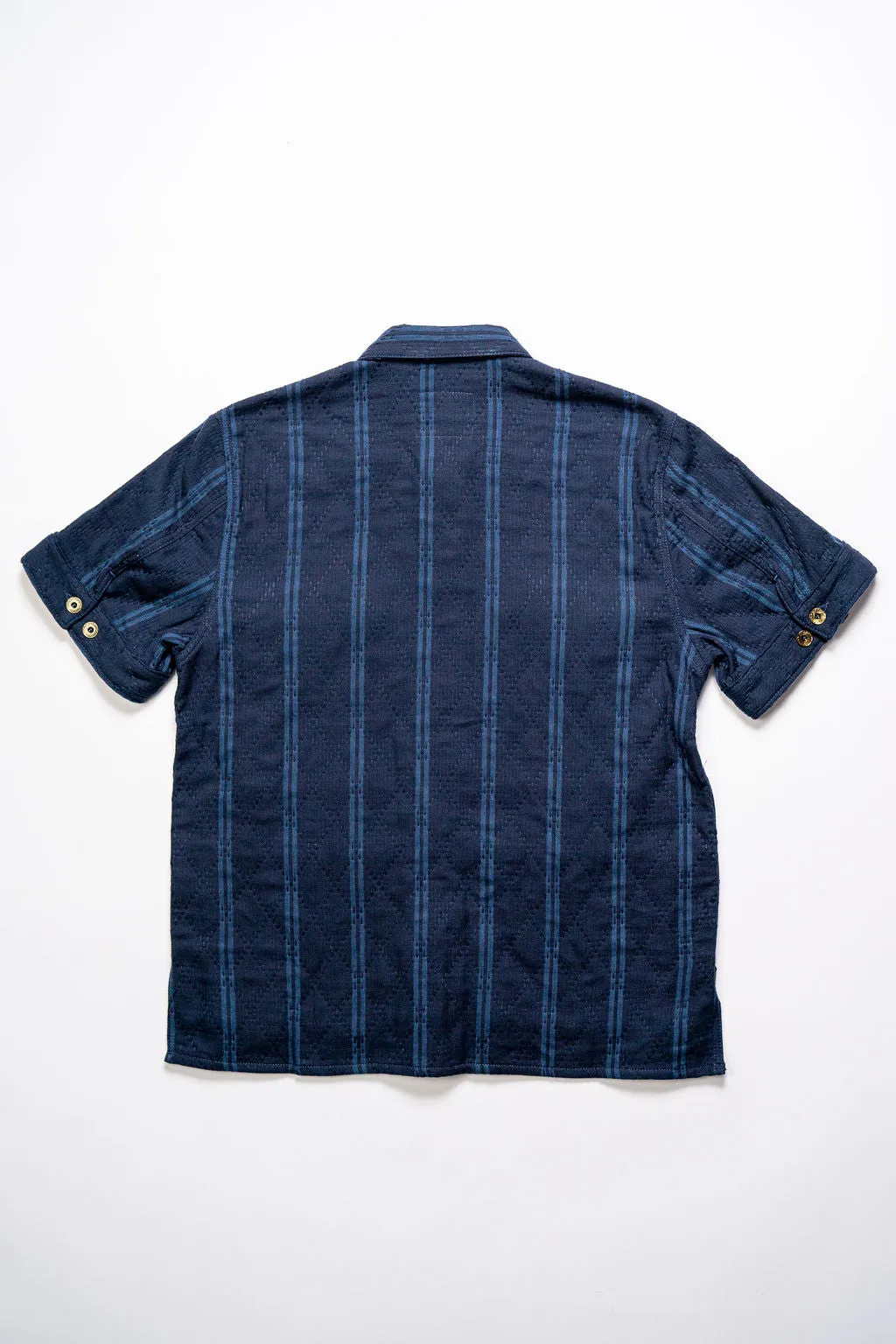 Unique Indigo Sashiko Stripe Indigofera Rivera