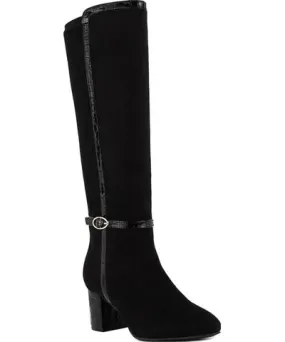 Jones New York Women's Isalee Knee High Dress Boots for Wide Calves