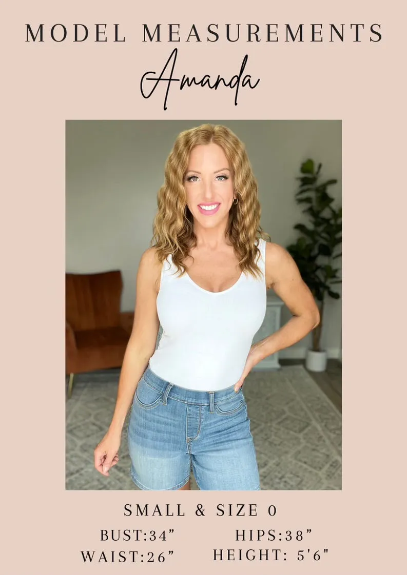 Red Wide Leg Crop Jeans with Control Top by Judy Blue Lisa