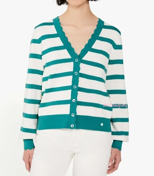 Stripes Long Sleeves Office Style Elegant Style Outlet