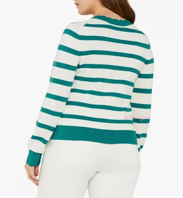 Stripes Long Sleeves Office Style Elegant Style Outlet