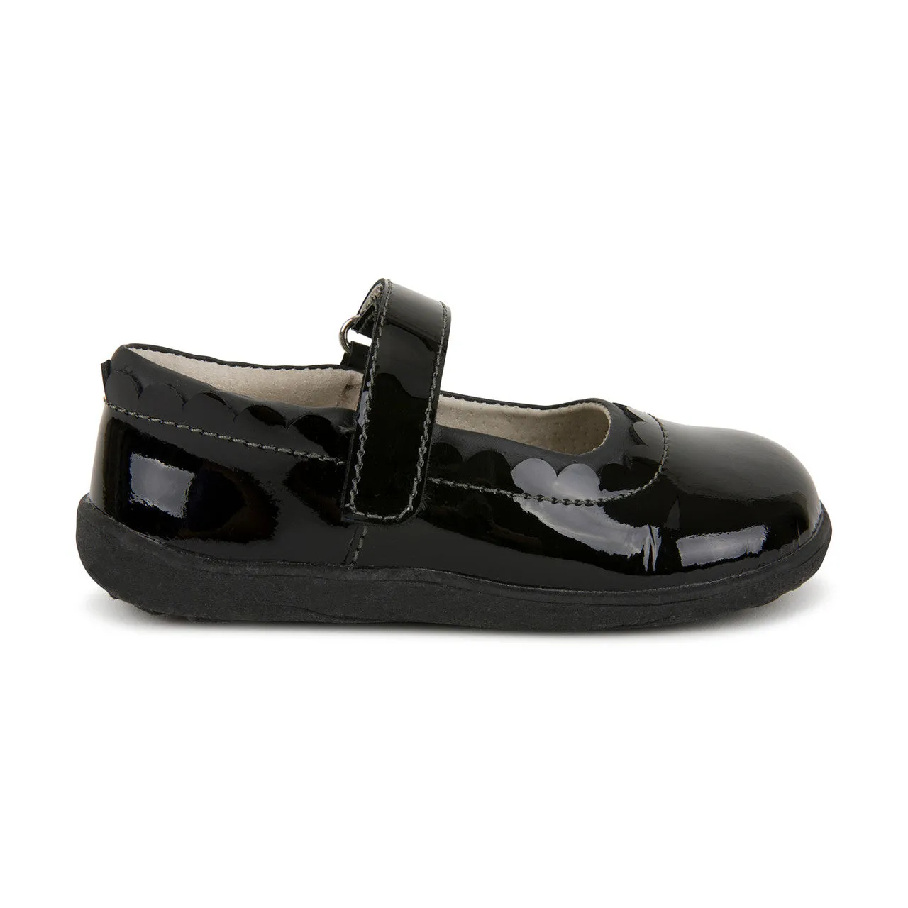 Jane II Black Patent Leather Mary Jane Dress Shoe for Kids