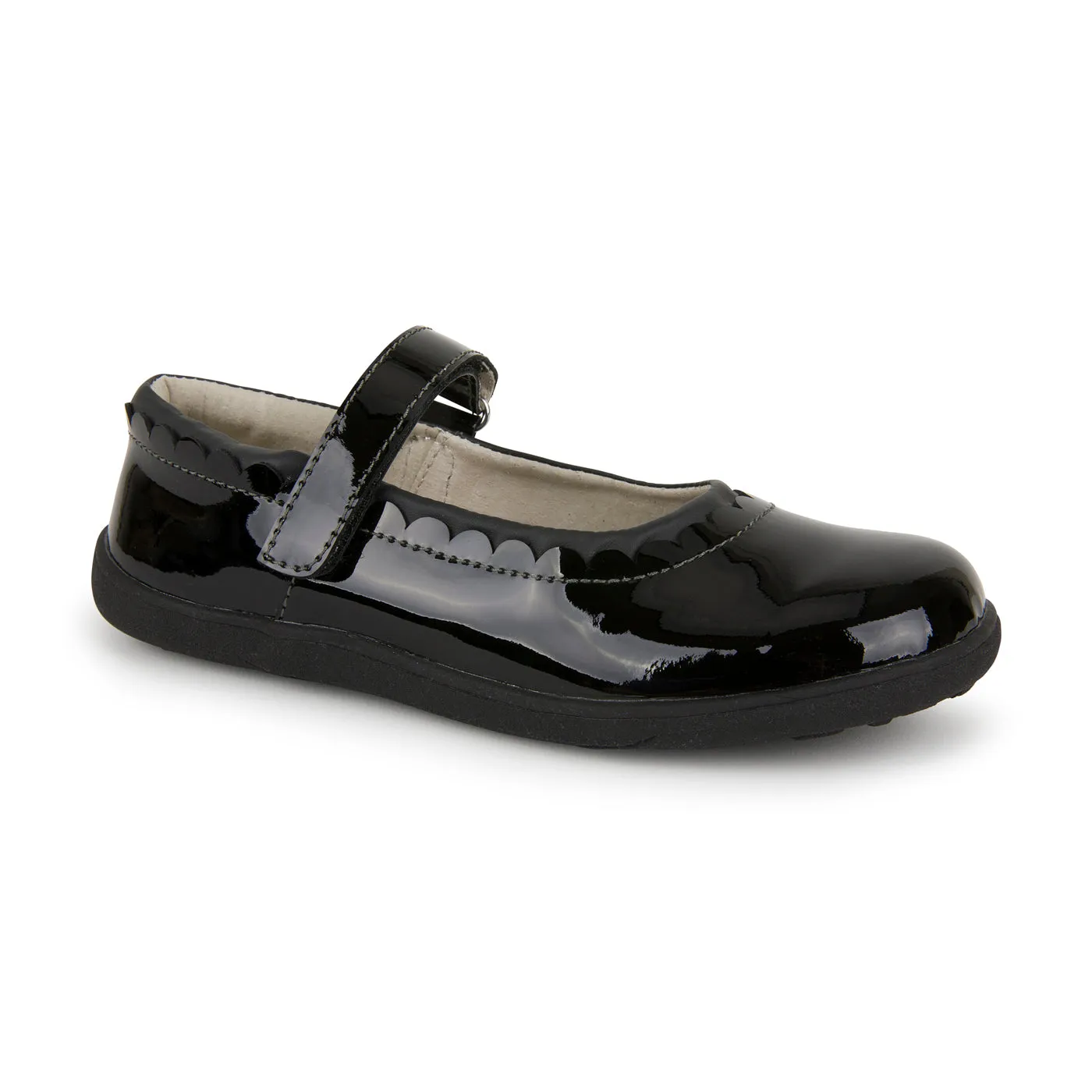 Jane II Black Patent Leather Mary Jane Dress Shoe for Kids