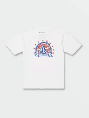 Boys White Huskerdont Tee