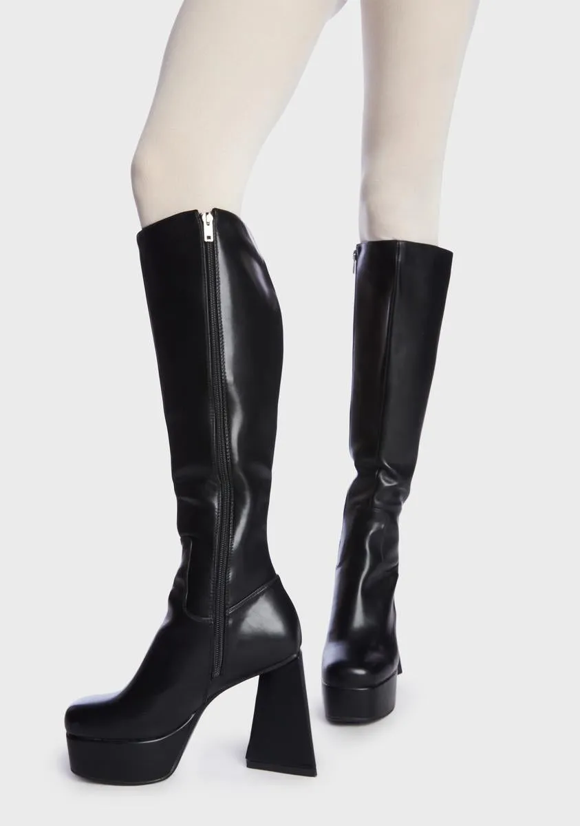 Knee High Boots with Understated Popularity