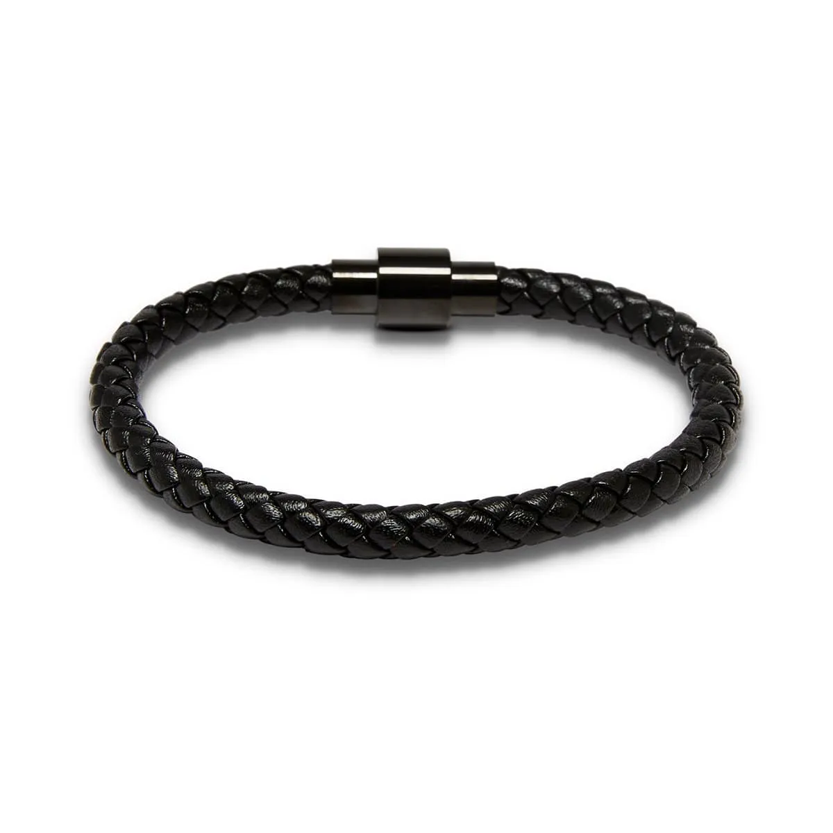 Delicate Thin Braided Leather Bracelet