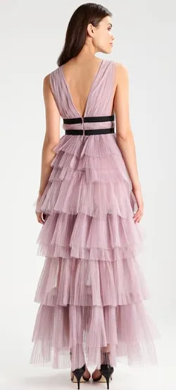 Ruffle Lilac Party Dress