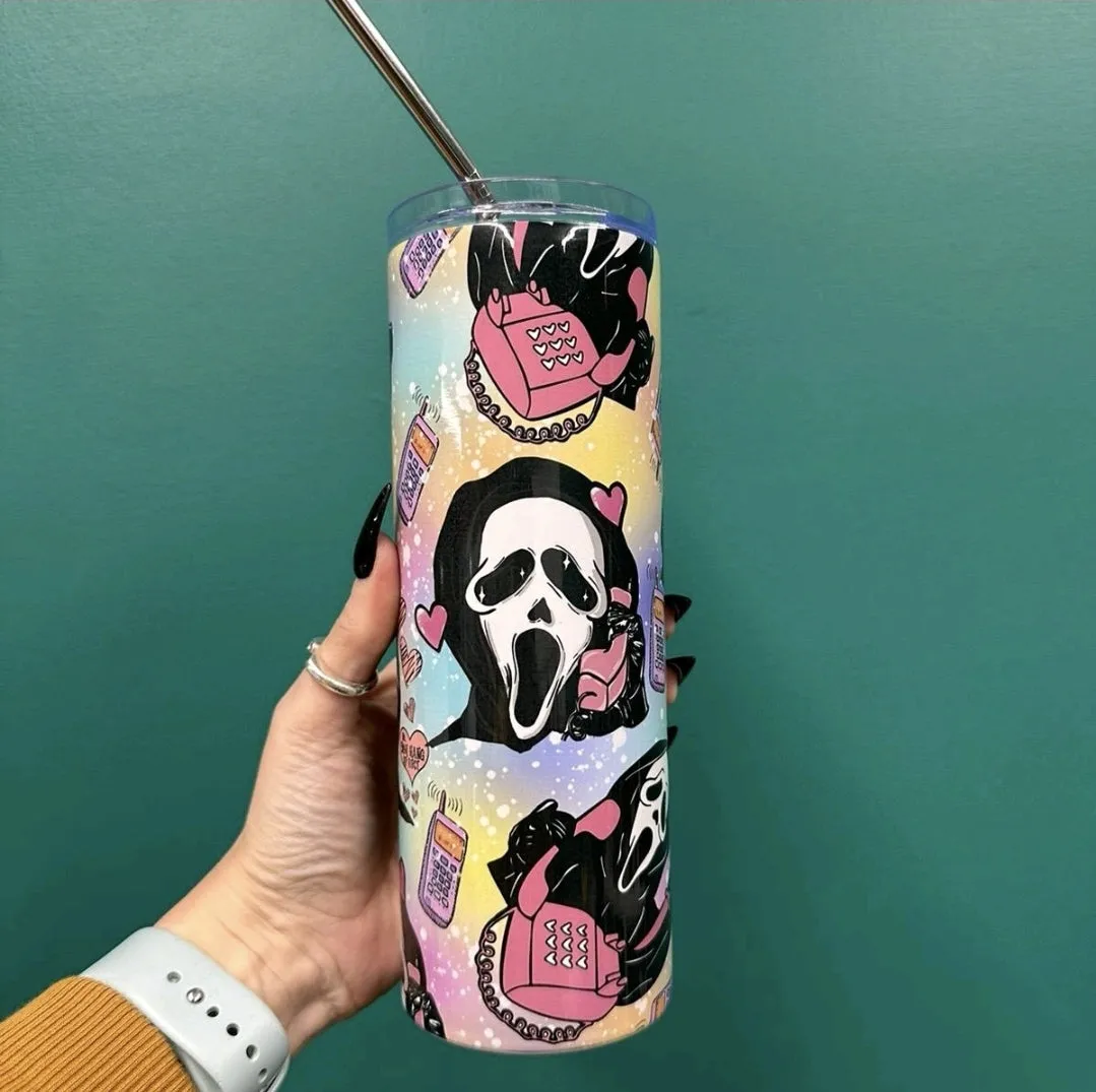 Ghostface 20oz Metal Tumbler