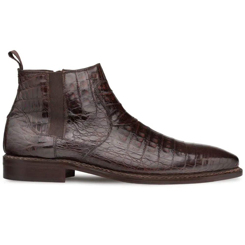 Mezlan Blackmore Crocodile Dress Boots Brown (4715-F)