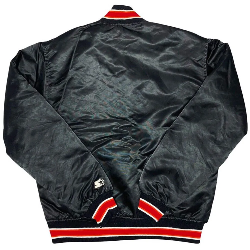 Miami Heat Black Satin 90s Jacket