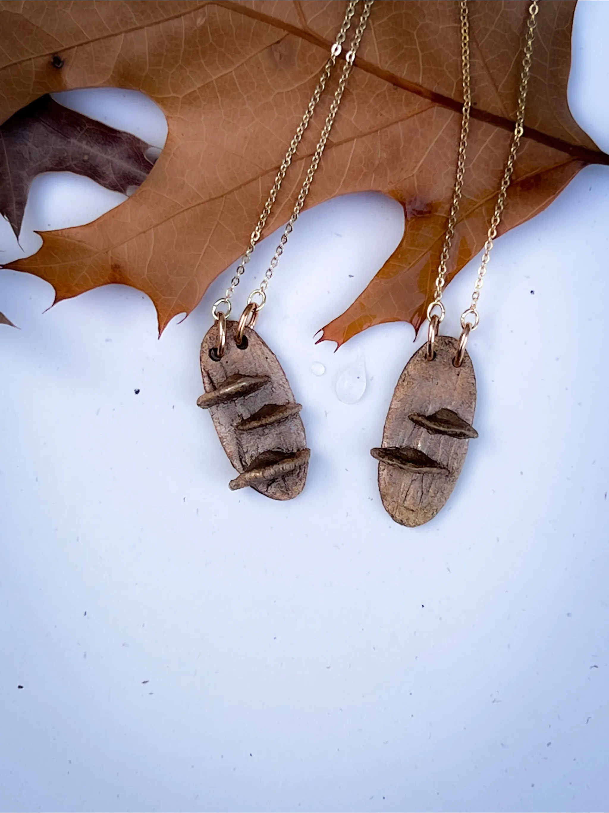 Mushroom necklaces