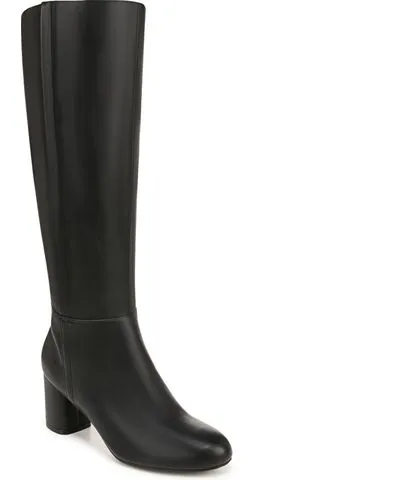 Loving Wide Calf Knee High Block Heel Dress Boots - Naturalizer