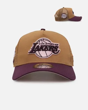 Los Angeles Lakers 9FORTY A-Frame Trucker Snapback