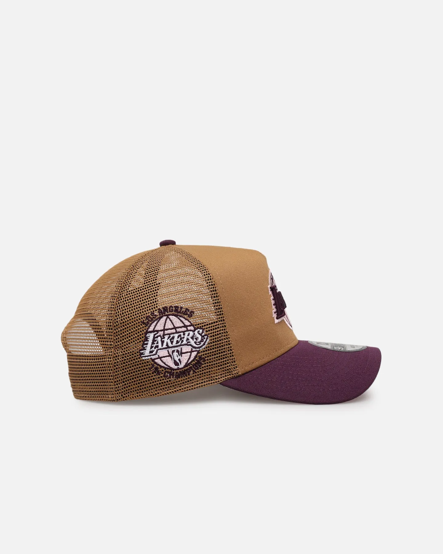 Los Angeles Lakers 9FORTY A-Frame Trucker Snapback