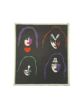 Brand New Woven Patch KISS Standard Patch: 4 Heads Official