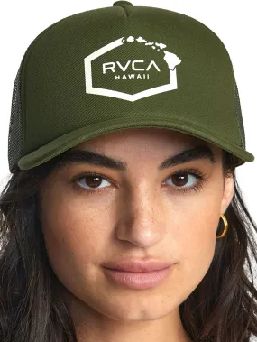 RVCA Ladies Hawaii Hex Foam Trucker Cap