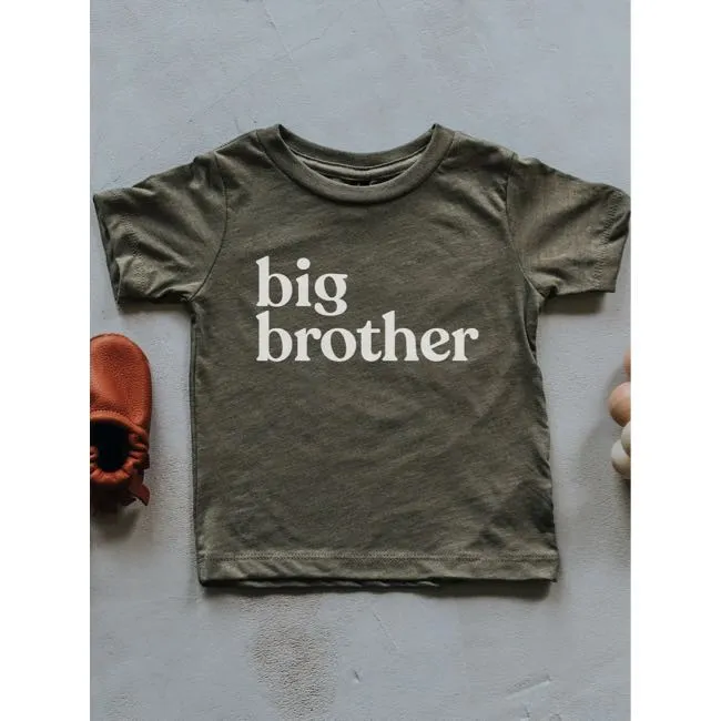 Olive Big Brother Tee by Gladfolk