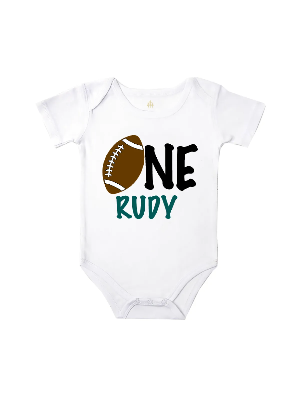 ONE Football Baby Bodysuits - White, Black, Heather Gray