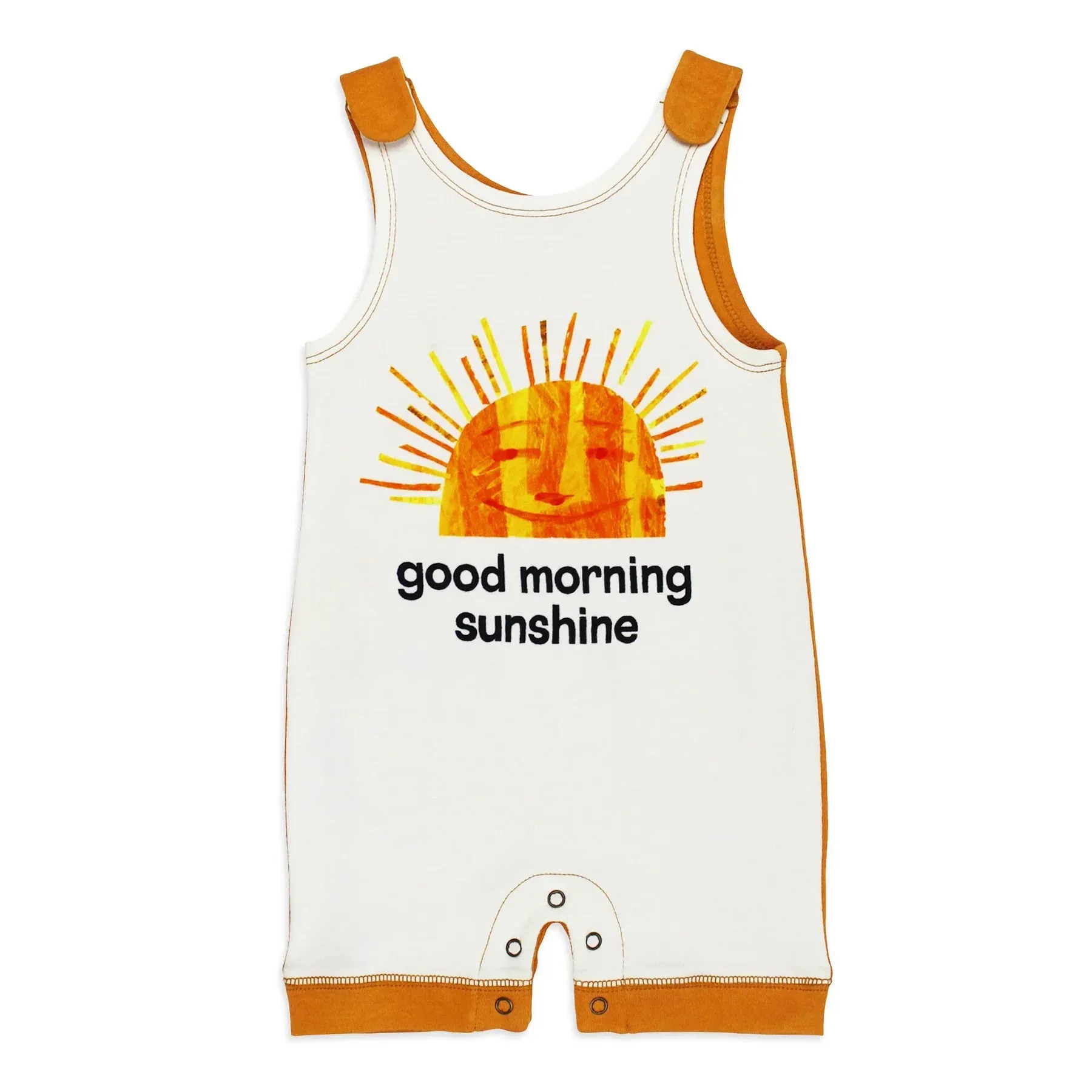 Organic Sleeveless Romper Sunny Day