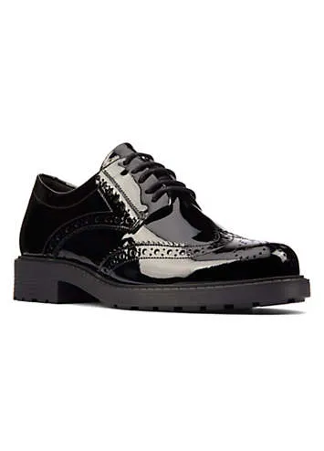 Orinoco2 Limit Wide E Fitting Black Patent Shoes Clarks Look Again