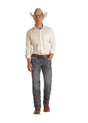 Regular Straight Bootcut Jeans for Men