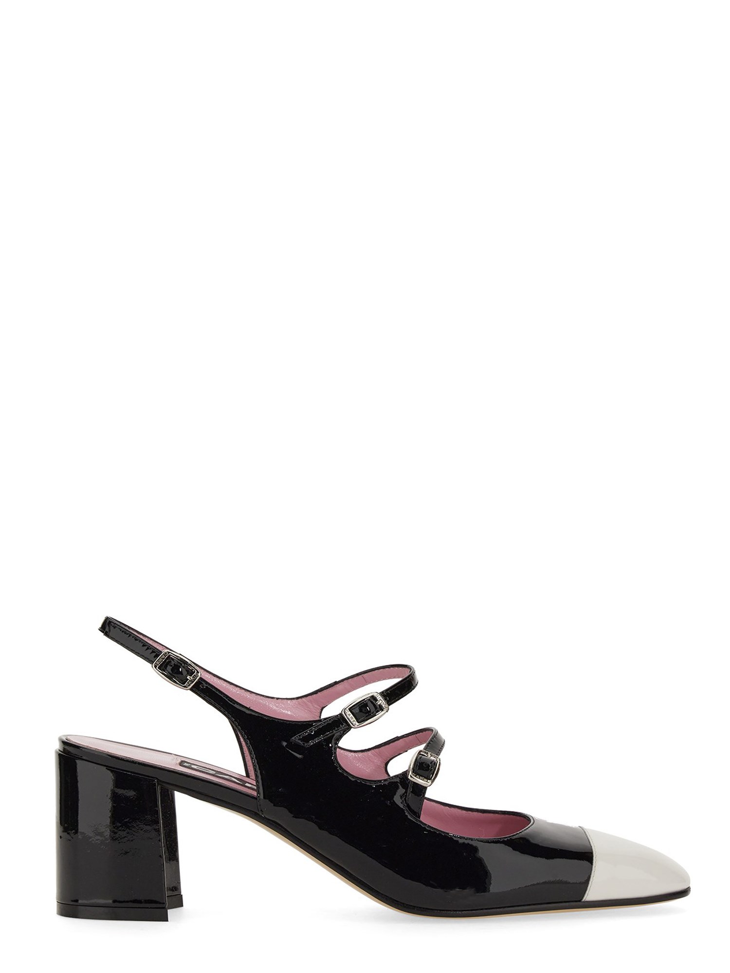 Patent Leather Pump in Papaya by Carel Paris