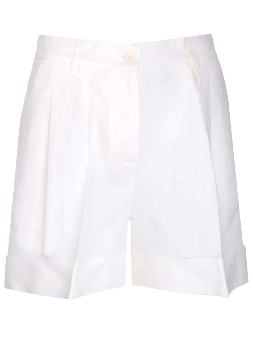 P.A.R.O.S.H. Pleated Turn-Up Shorts