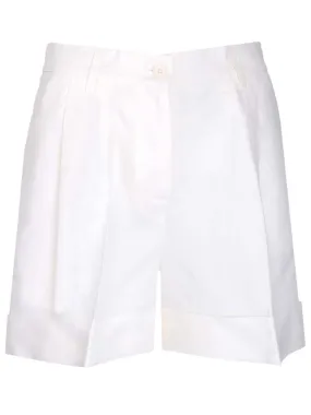 P.A.R.O.S.H. Pleated Turn-Up Shorts