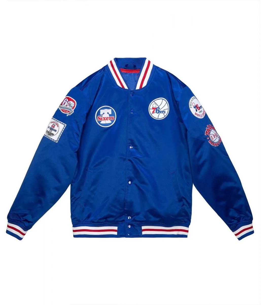 Philadelphia 76ers Royal Blue Champ City Jacket