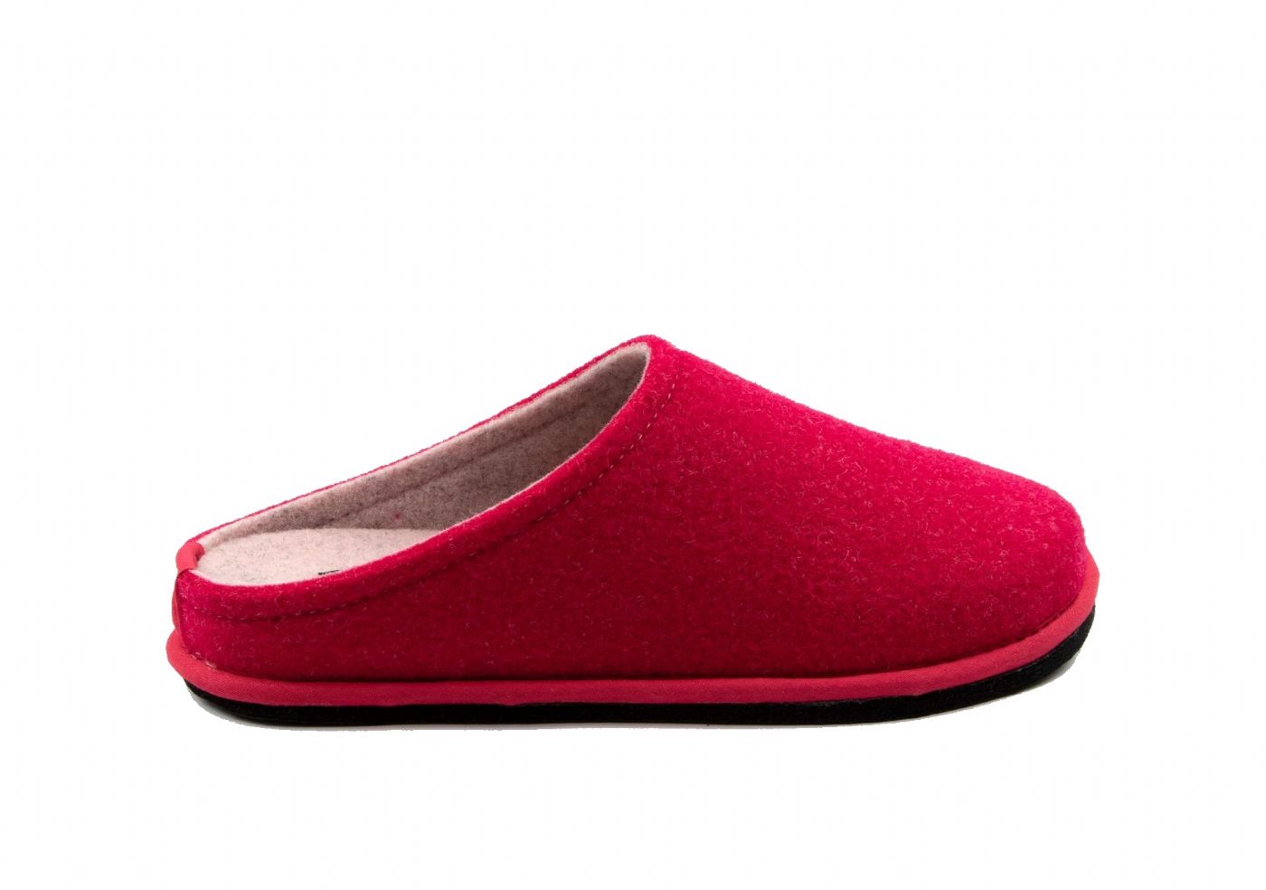 Lowenweiss Women's Felted Wool Cherry Pink Slippers 6800BC 916 940