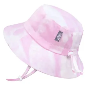 Pink Tie-Dye Cotton Bucket Hat