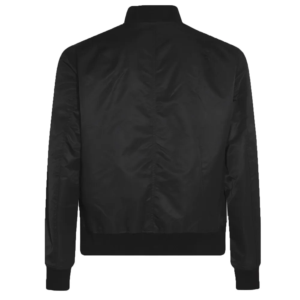 Pittsburgh Penguins Black Lightweight Nylon Bomber Jacket